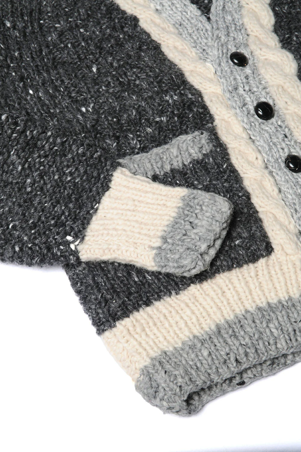 Campus Cardigan - Grey - Image 3
