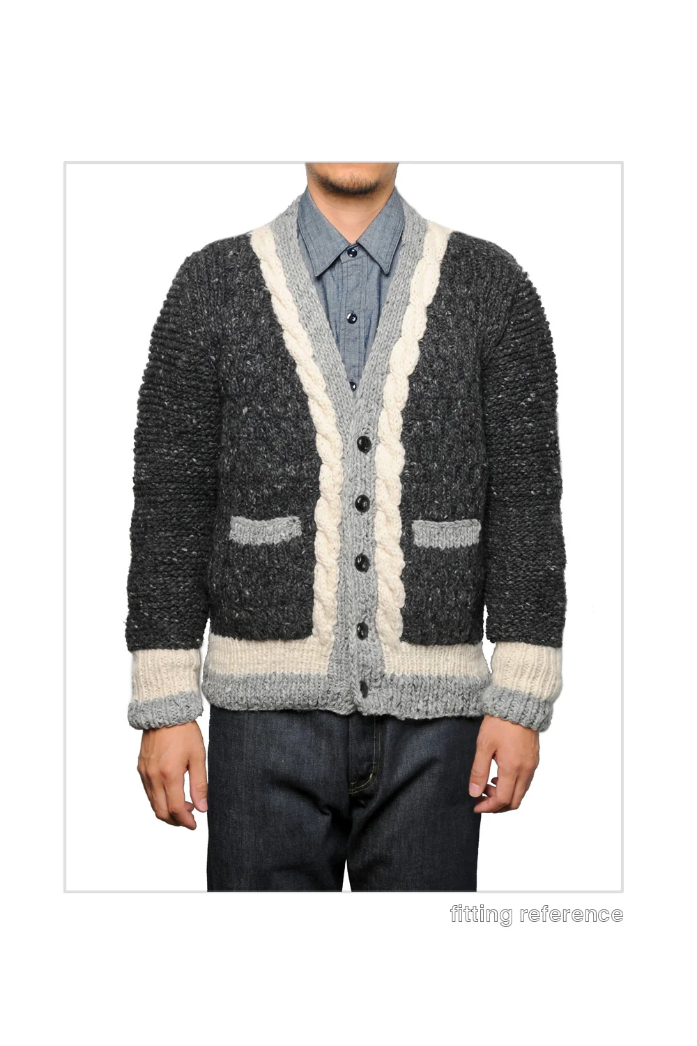 Campus Cardigan - Grey - Image 4