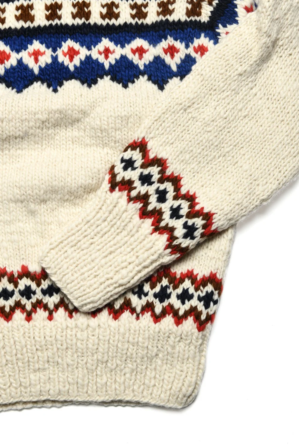 Fair Isle #3 Pullover - Ivory #3 - Image 3