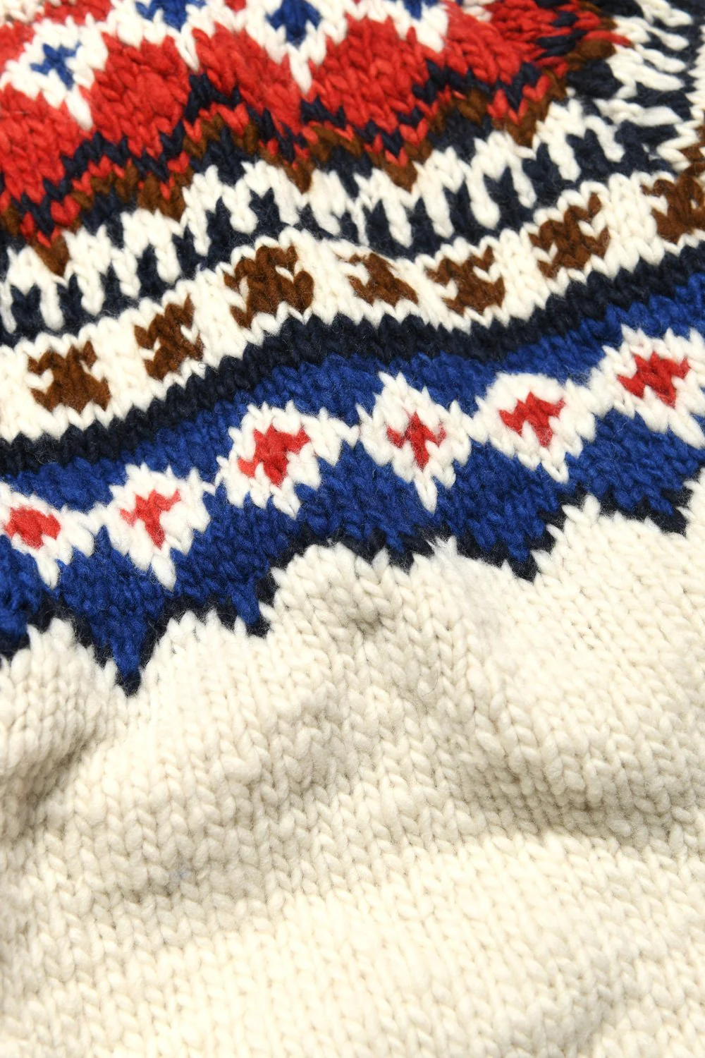 Fair Isle #3 Pullover - Ivory #3 - Image 4