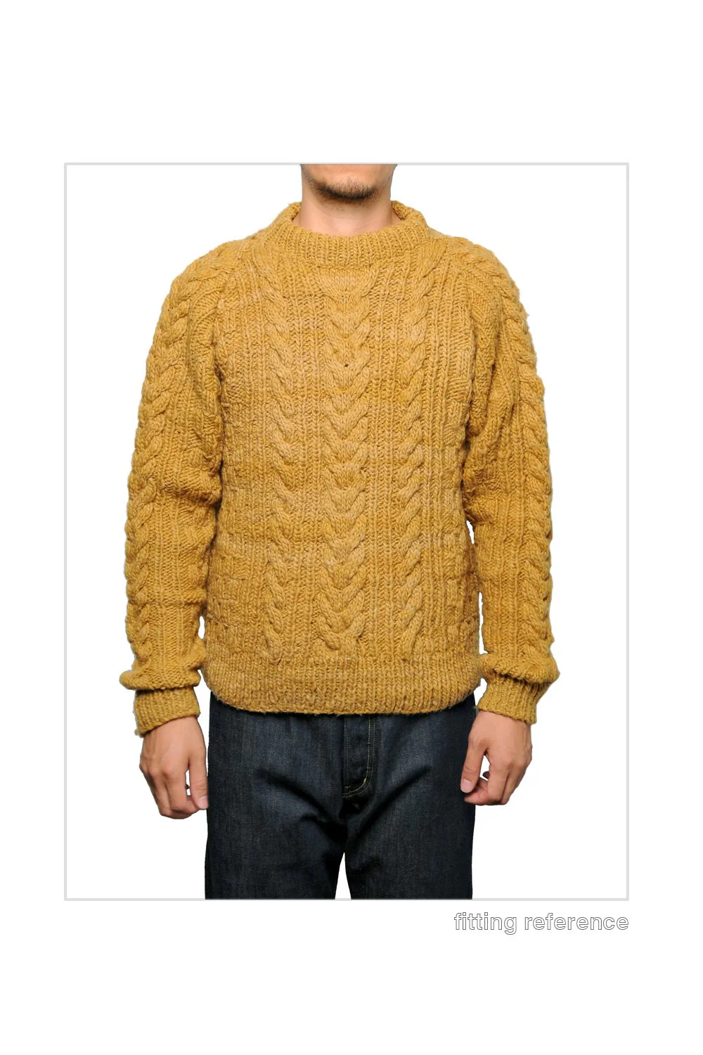 Fisherman Pullover - Dk. Gold - Image 5