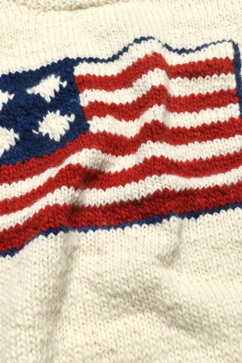 Flag  Pullover - Ivory - Image 3