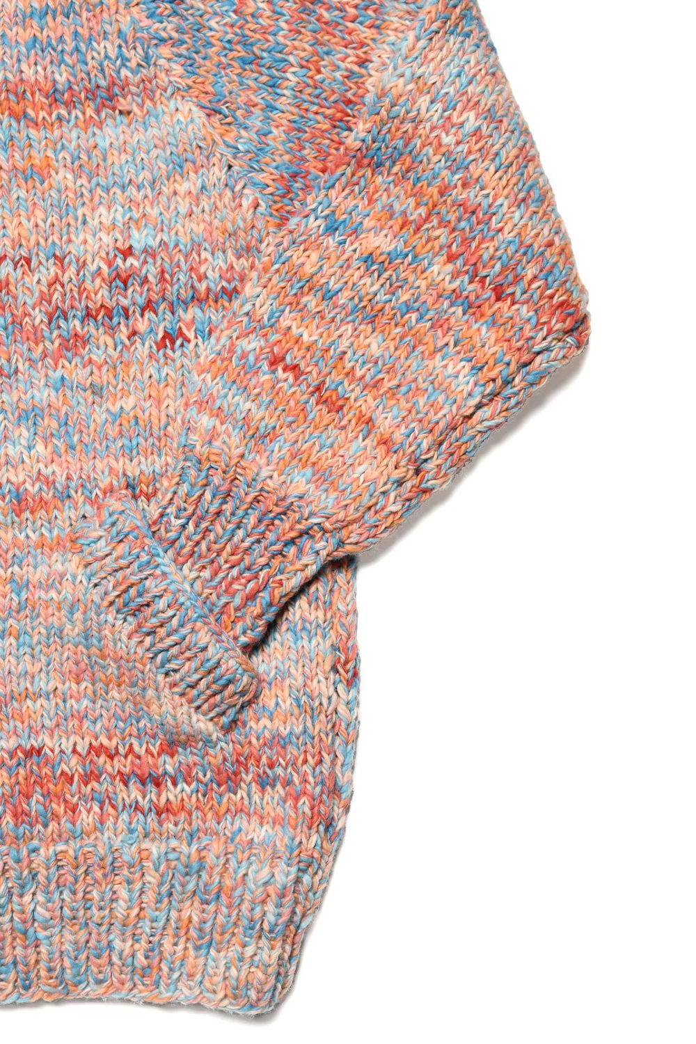 Mix Heather Zipper Cardigan - Heather Med Turq Mix - Image 3