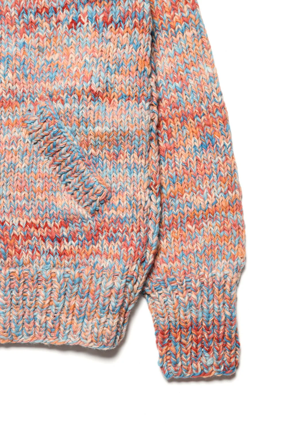 Mix Heather Zipper Cardigan - Heather Med Turq Mix - Image 4