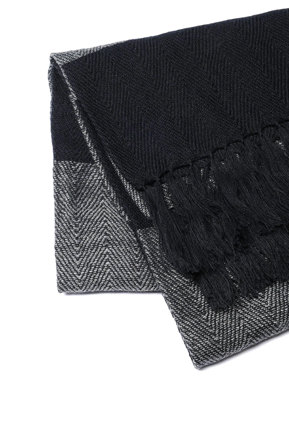 Deisgn H Scarf - Black x Grey [Wide] - Image 3