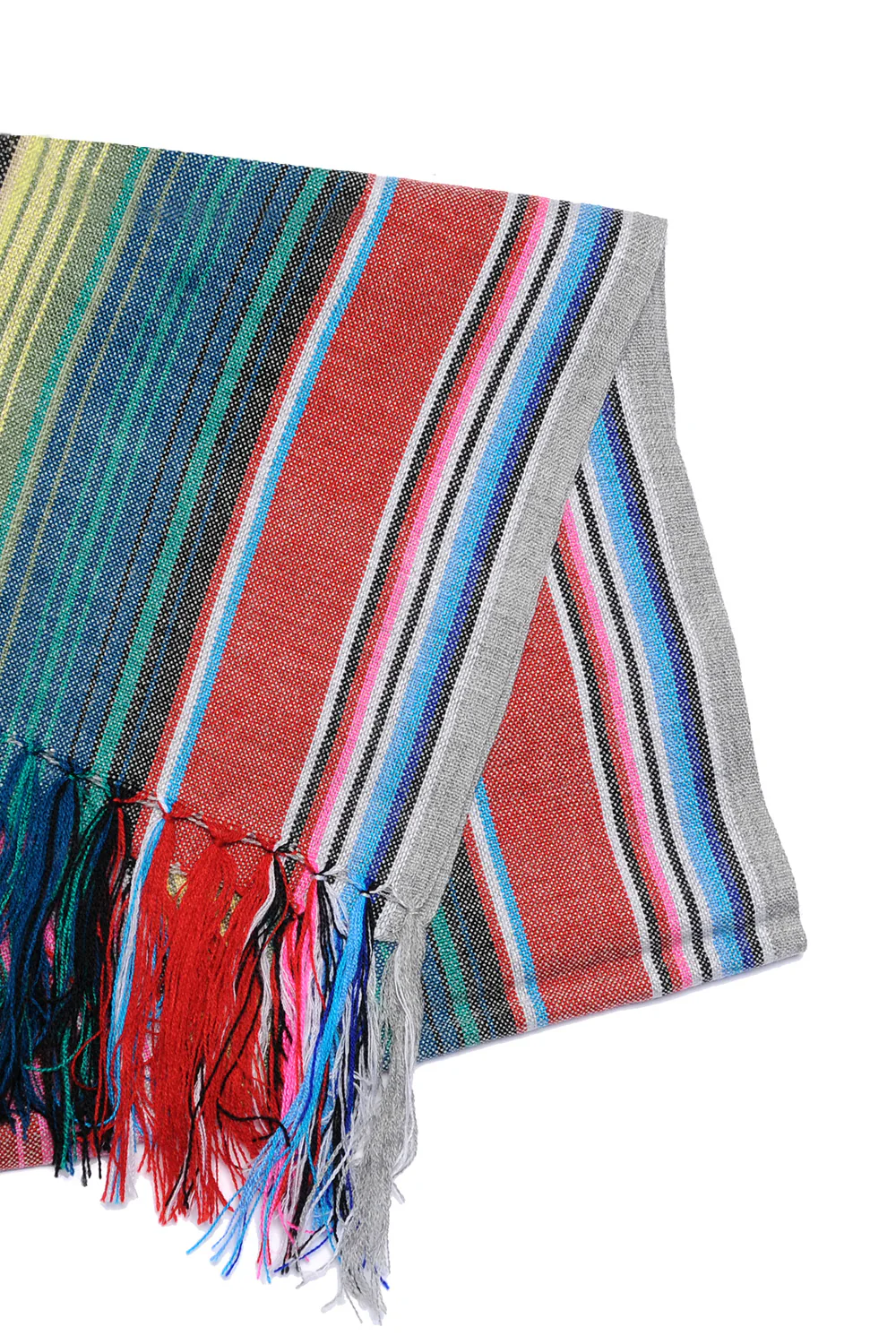 Serape Scarf - Grey #1 [Narrow] - Image 3