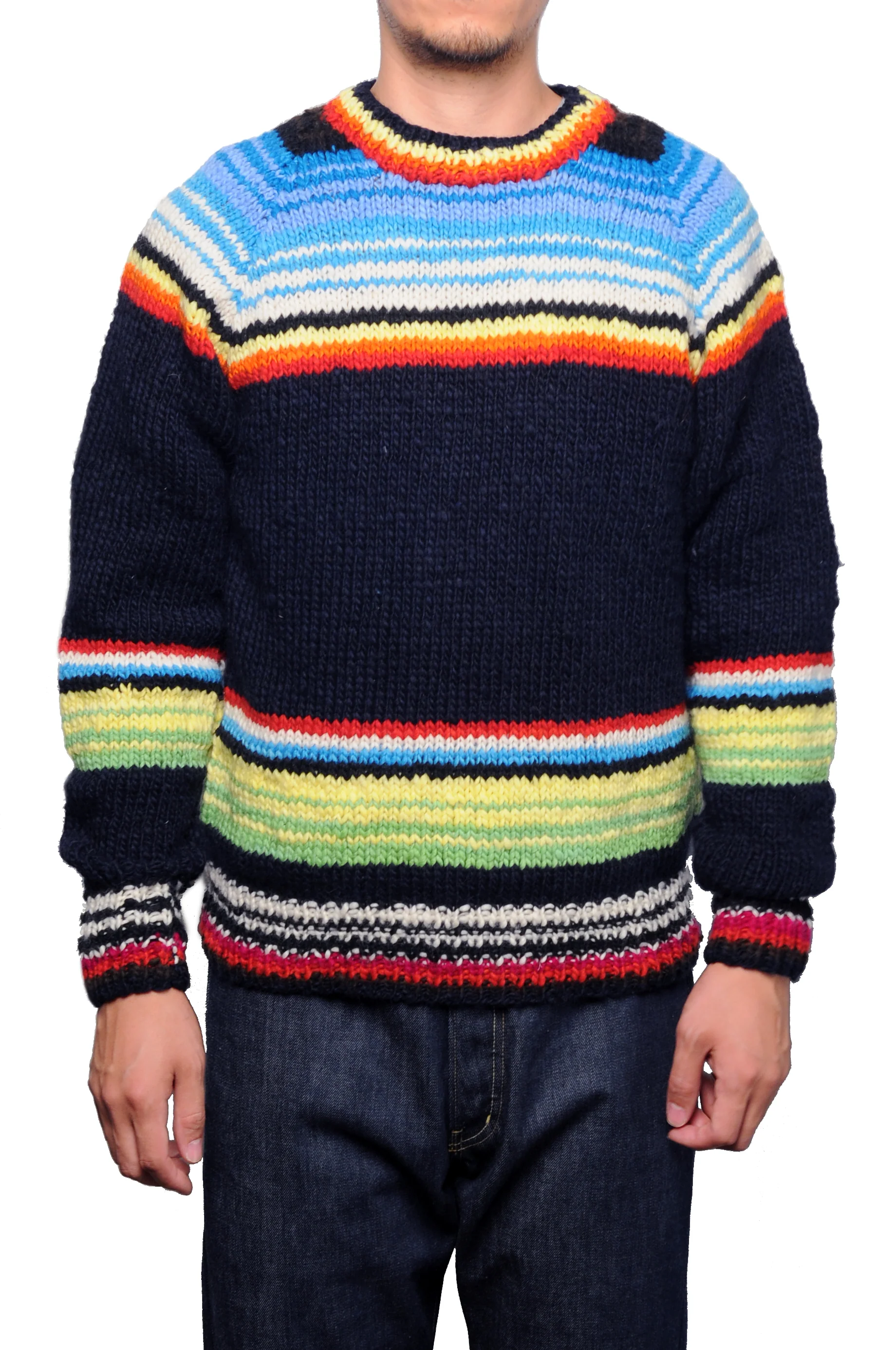 Serape Pullover - Grey - Image 4